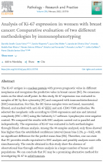 Analysis of Ki-67 expression in women with breast cancer: Comparative evaluation of two different methodologies by immunophenotyping