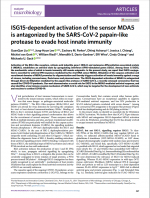 ISG15-dependent-activation-of-the-sensor-MDA5