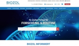 new BIOZOL website