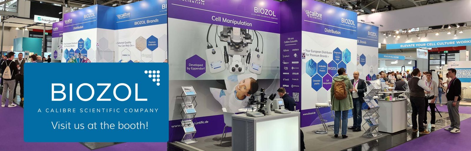 Meet us at the BIOZOL booth