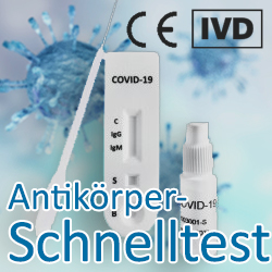 COVID-19 Coronavirus Antikörper-Schnelltest IVD
