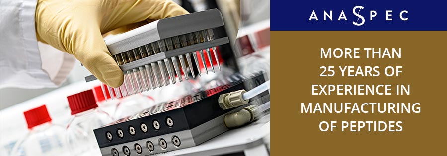 More than 25 years of experience in peptide manufacturing